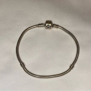 Pandora Sterling Silver Moments Barrel Snake Chain